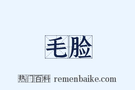 毛脸是什么意思的图片